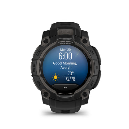 Relógio Garmin Instinct ® 3 AMOLED Preto - 45 mm