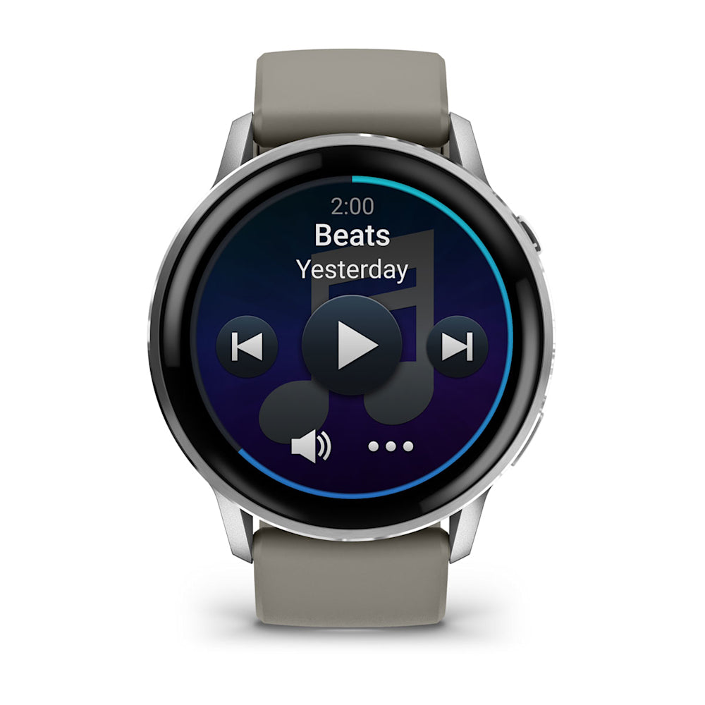 Relógio Garmin Venu ® 4 Prata e Cinza - 45 mm
