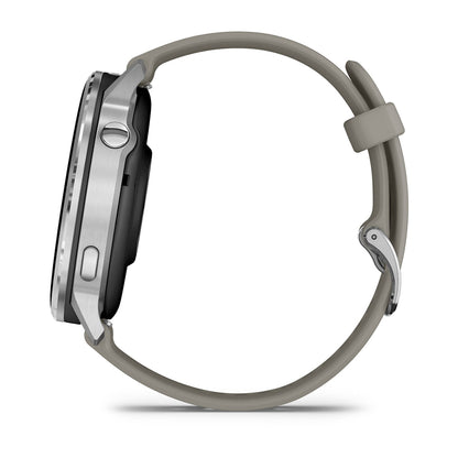Relógio Garmin Venu ® 4 Prata e Cinza - 45 mm