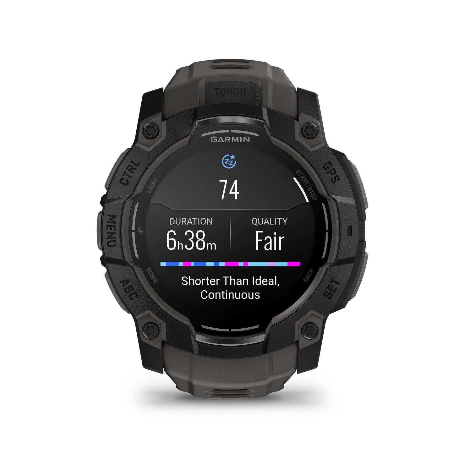 Relógio Garmin Instinct ® 3 AMOLED Preto e Grafite - 50 mm