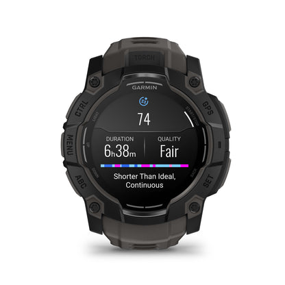 Relógio Garmin Instinct ® 3 AMOLED Preto e Grafite - 50 mm
