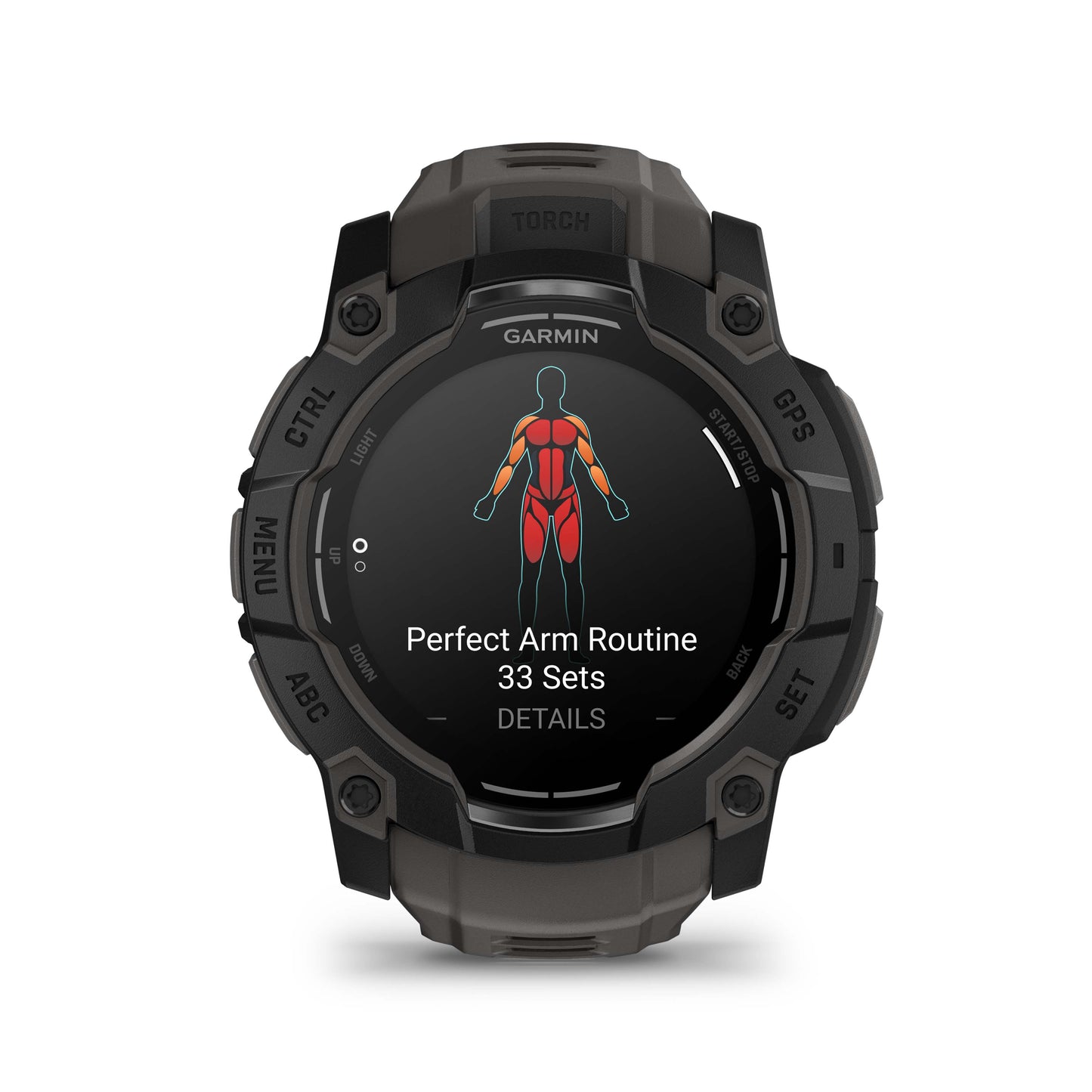 Relógio Garmin Instinct ® 3 AMOLED Preto e Grafite - 50 mm