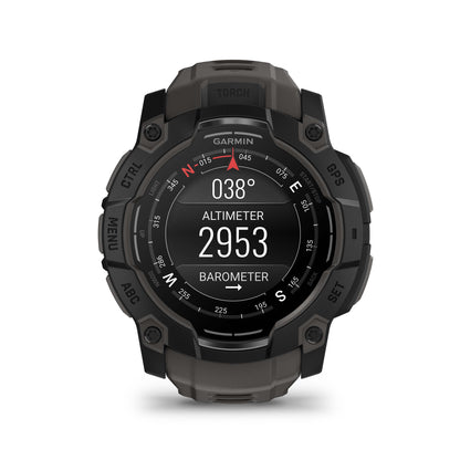 Relógio Garmin Instinct ® 3 AMOLED Preto e Grafite - 50 mm