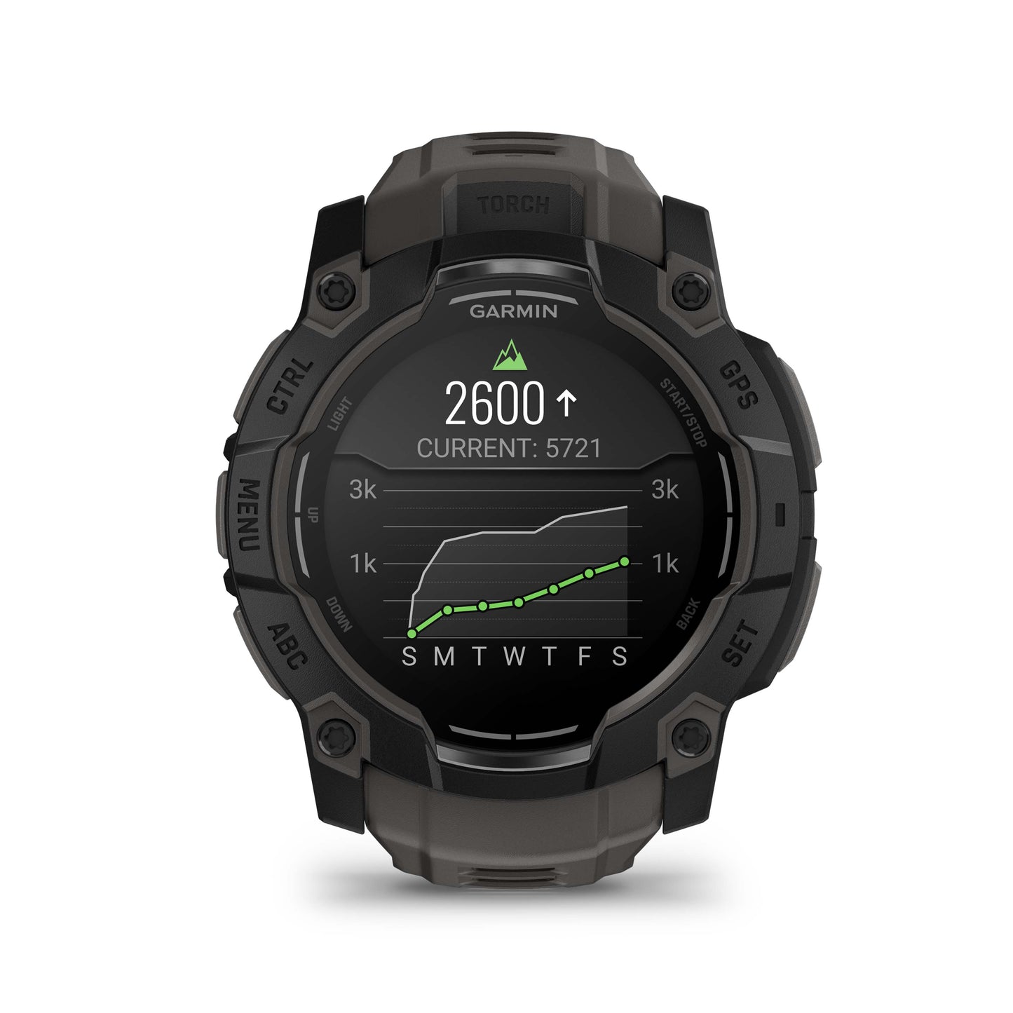 Relógio Garmin Instinct ® 3 AMOLED Preto e Grafite - 50 mm