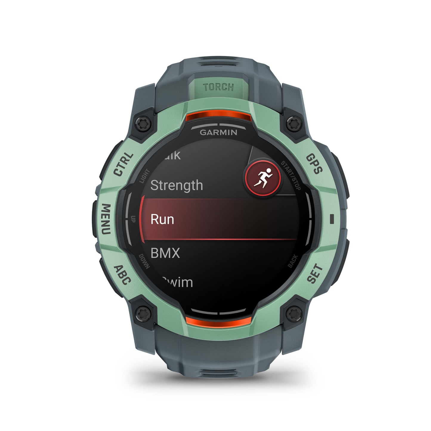Relógio Garmin Instinct ® 3 AMOLED Neo Tropical e Cinza Crepúsculo - 50 mm