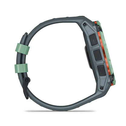 Relógio Garmin Instinct ® 3 AMOLED Neo Tropical e Cinza Crepúsculo - 50 mm
