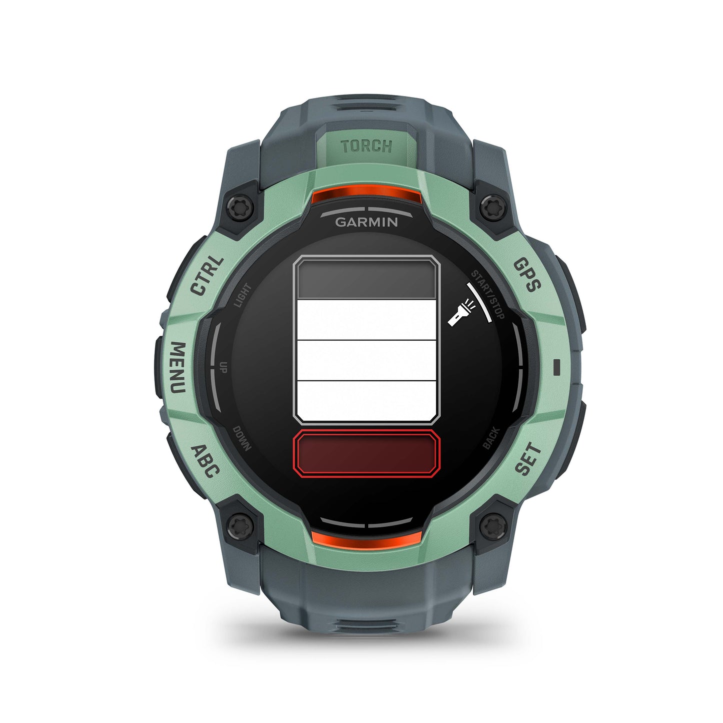 Relógio Garmin Instinct ® 3 AMOLED Neo Tropical e Cinza Crepúsculo - 50 mm