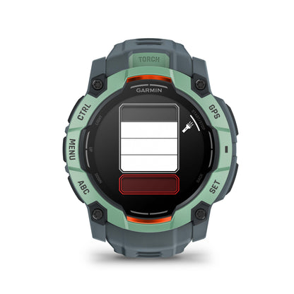 Relógio Garmin Instinct ® 3 AMOLED Neo Tropical e Cinza Crepúsculo - 50 mm