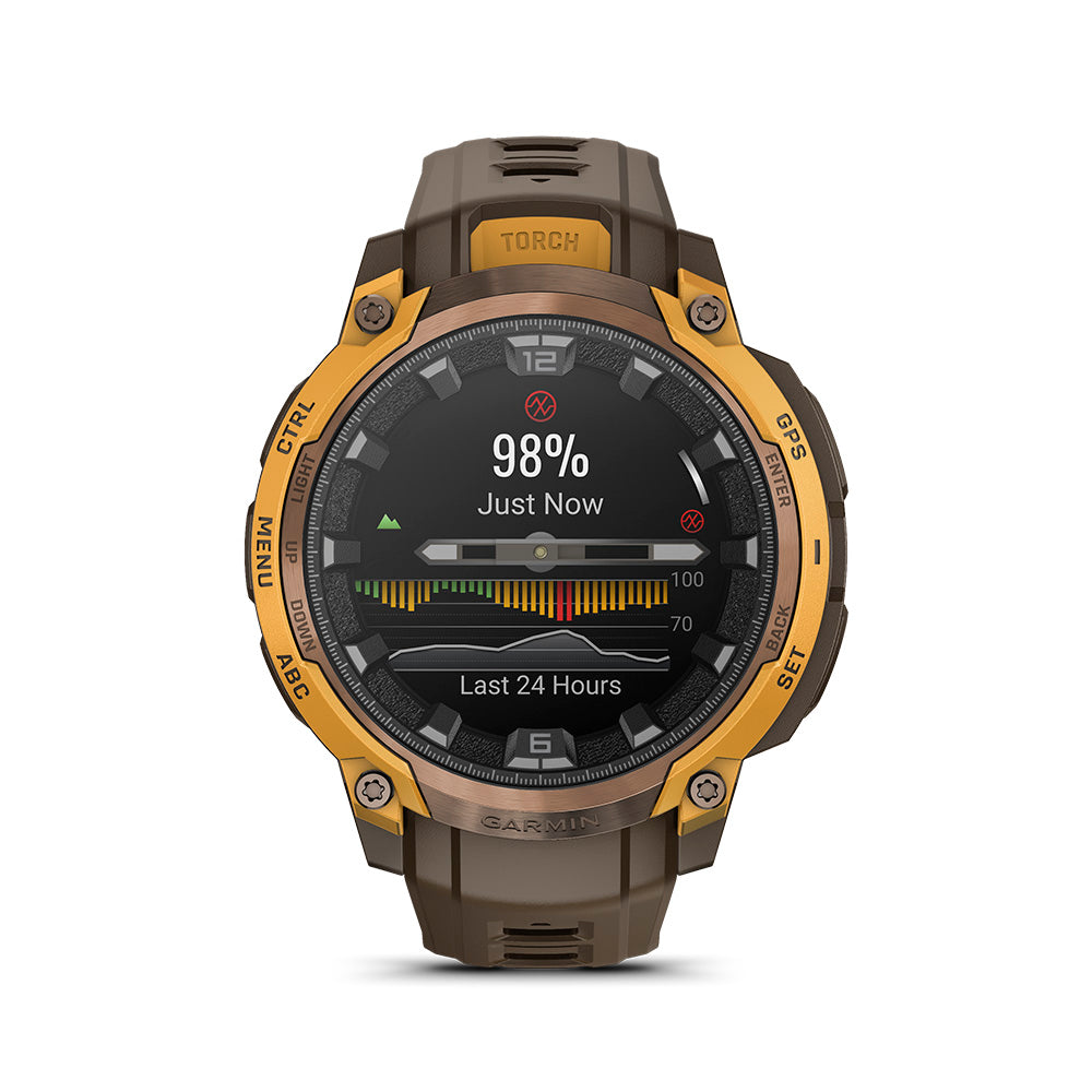 Relógio Garmin Instinct ® Crossover AMOLED com Monitor Cardíaco de