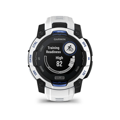 Relógio Garmin Instinct ® 3 Supernova Solar Branco e Azul - 45 mm