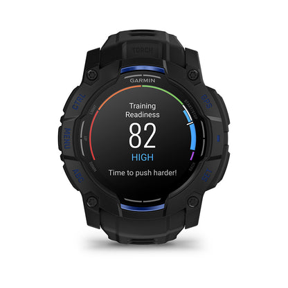 Relógio Garmin Instinct ® 3 Supernova AMOLED Preto e Azul - 50 mm