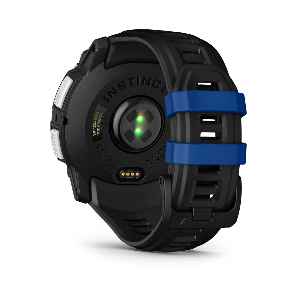 Relógio Garmin Instinct ® 3 Supernova Solar Branco/Azul/Preto - 50 mm