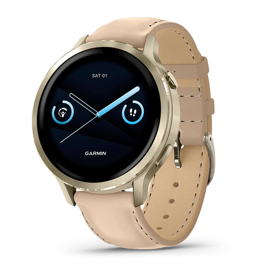 Relógio Garmin Venu ® 4 Ouro e Areia - 41 mm