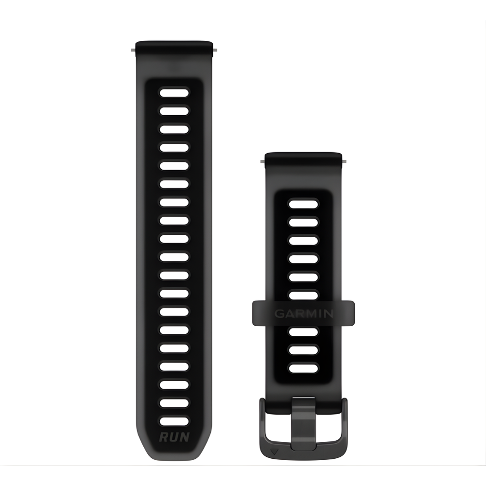 Pulseira Garmin Quick Release 20 mm Translúcida Preta