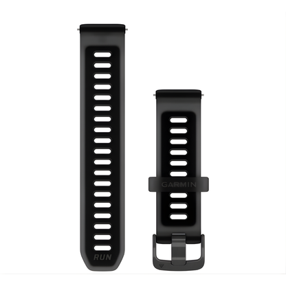 Pulseira Garmin Quick Release 20 mm Translúcida Preta