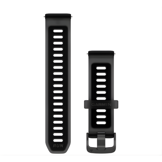 Pulseira Garmin Quick Release 20 mm Translúcida Preta