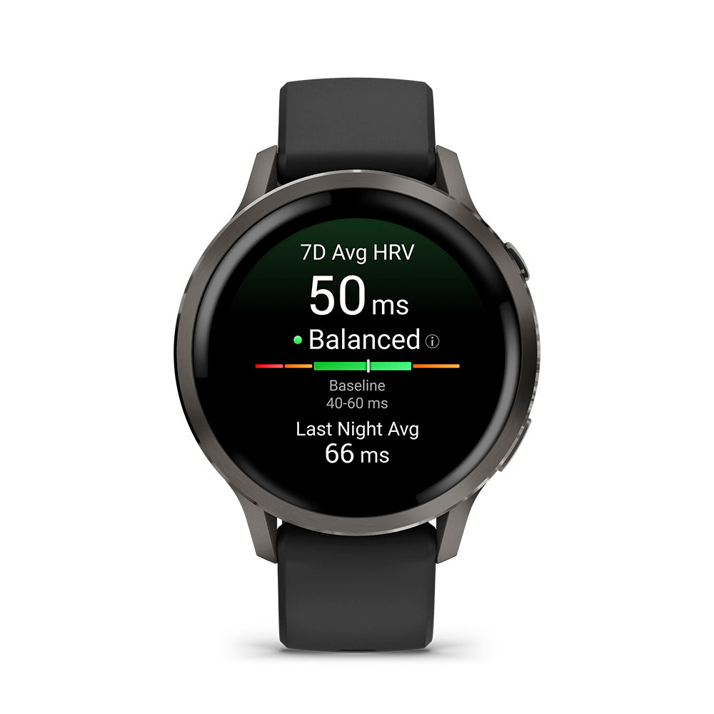 Relógio Garmin Venu ® 4 Ardósia e Preto - 41 mm