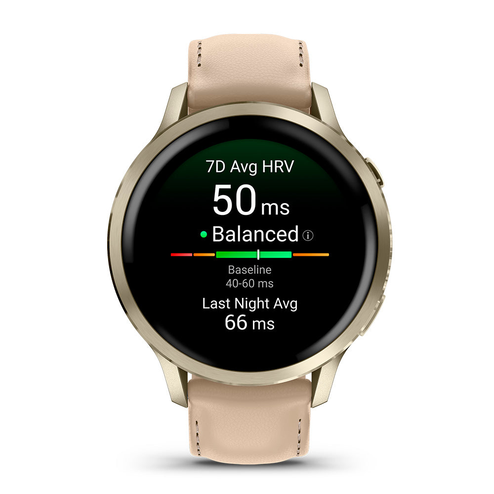 Relógio Garmin Venu ® 4 Ouro e Areia - 41 mm