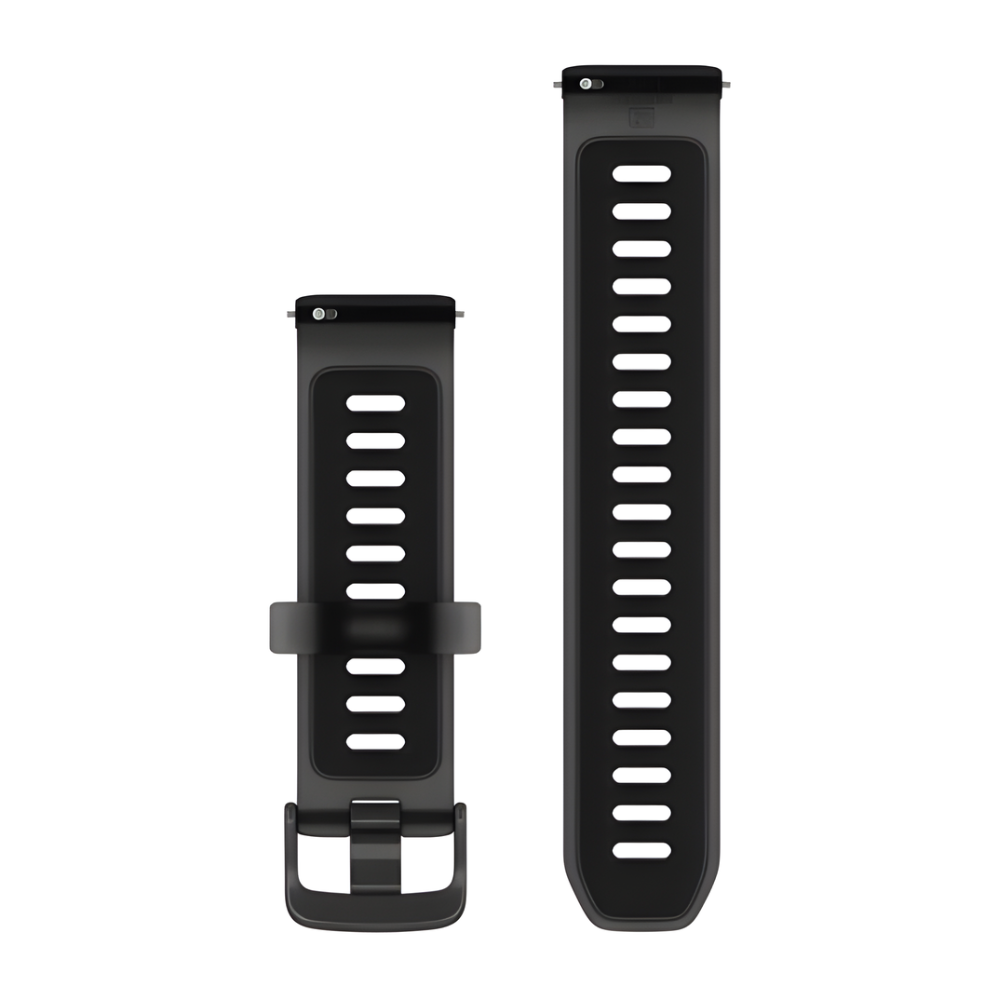 Pulseira Garmin Quick Release 20 mm Translúcida Preta