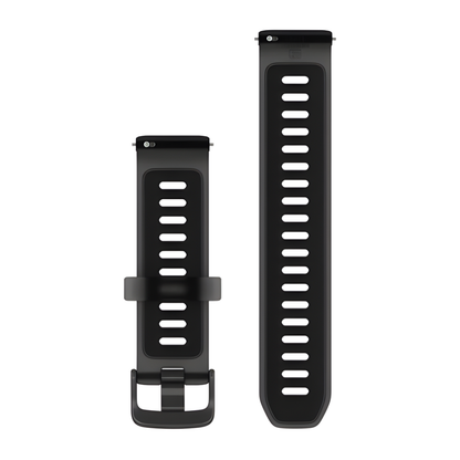 Pulseira Garmin Quick Release 20 mm Translúcida Preta