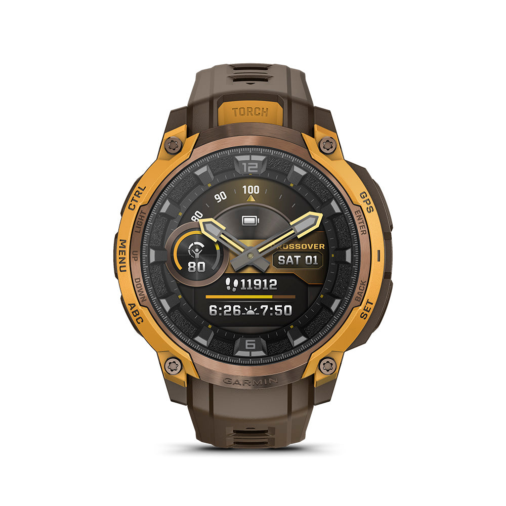 Relógio Garmin Instinct ® Crossover AMOLED com Monitor Cardíaco de