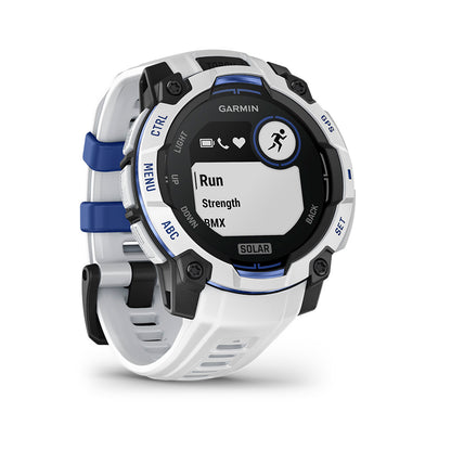Relógio Garmin Instinct ® 3 Supernova Solar Branco e Azul - 45 mm