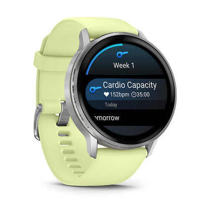 Relógio Garmin Venu ® 4 Prata e Citron - 45 mm