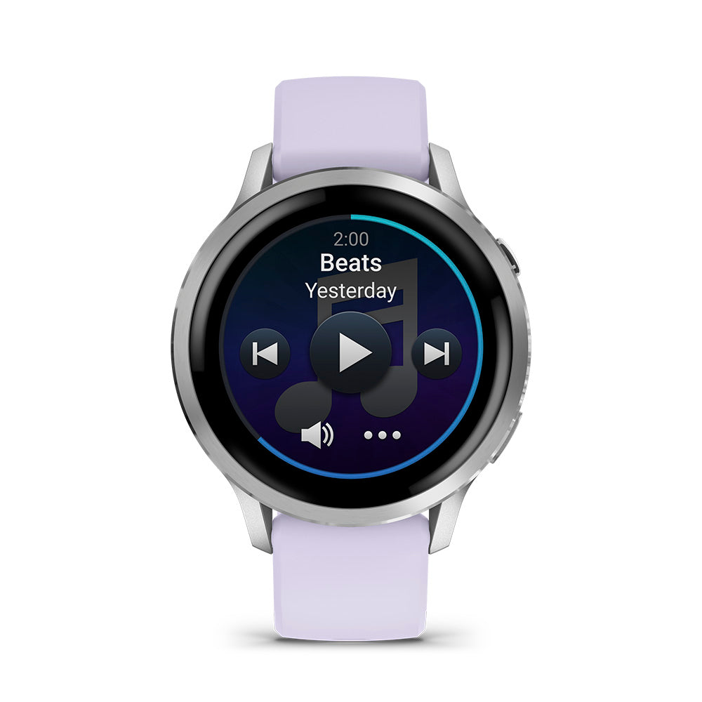 Relógio Garmin Venu ® 4 Prata e Lavanda - 41 mm