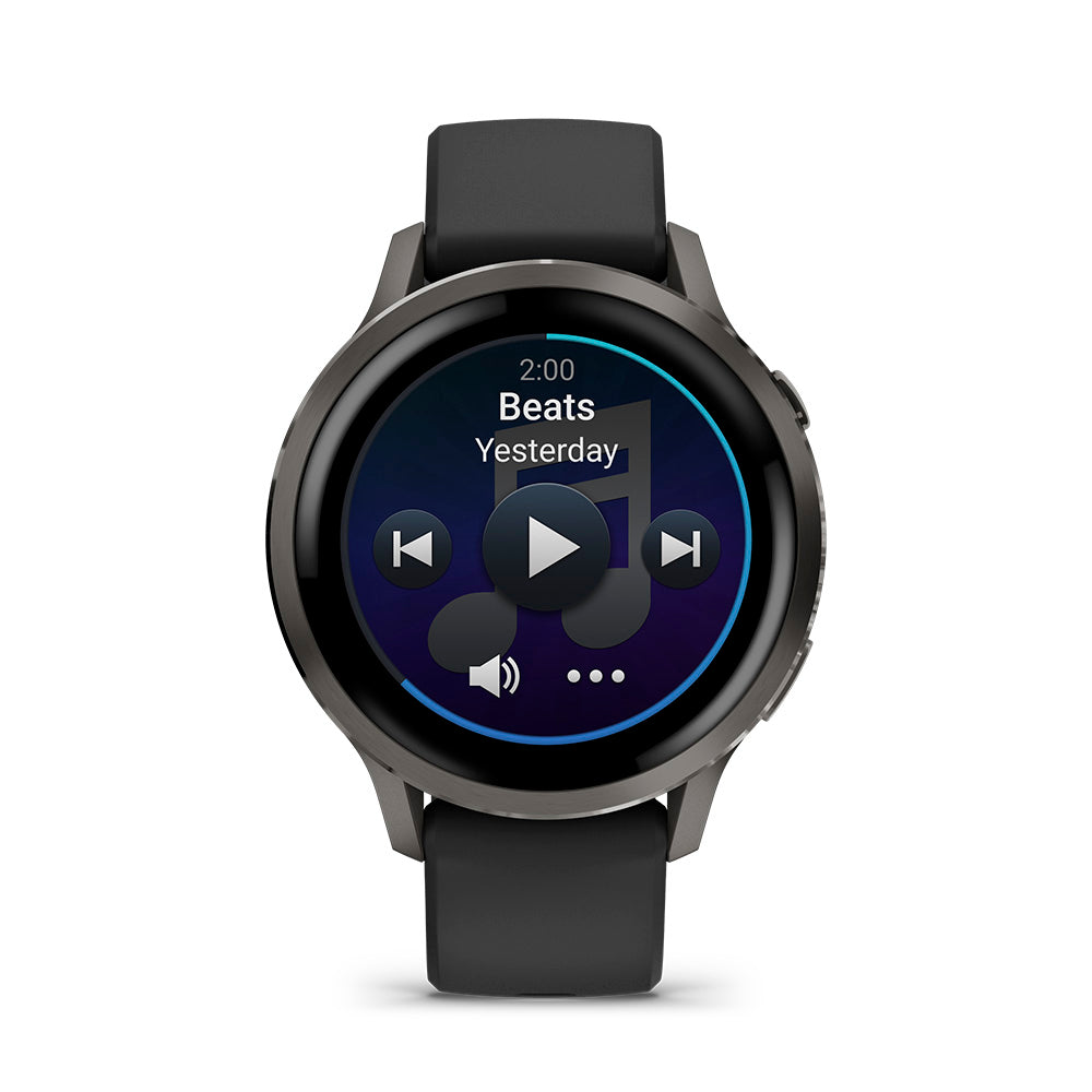 Relógio Garmin Venu ® 4 Ardósia e Preto - 41 mm
