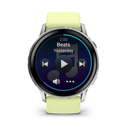 Relógio Garmin Venu ® 4 Prata e Citron - 45 mm