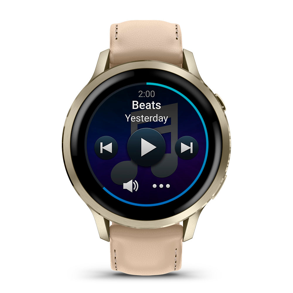 Relógio Garmin Venu ® 4 Ouro e Areia - 41 mm