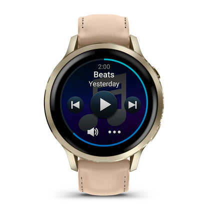 Relógio Garmin Venu ® 4 Ouro e Areia - 41 mm