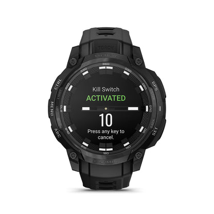 Relógio Garmin Instinct ® Crossover AMOLED Edição Tática Preto