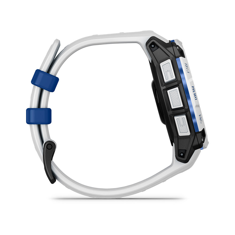 Relógio Garmin Instinct ® 3 Supernova Solar Branco e Azul - 45 mm