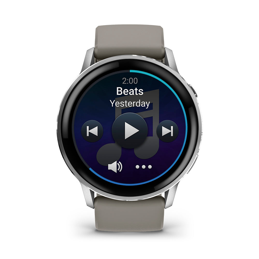 Relógio Garmin Venu ® 4 Prata e Cinza - 45 mm