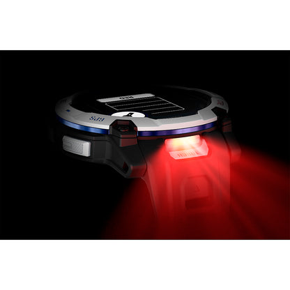 Relógio Garmin Instinct ® 3 Supernova Solar Branco/Azul/Preto - 50 mm