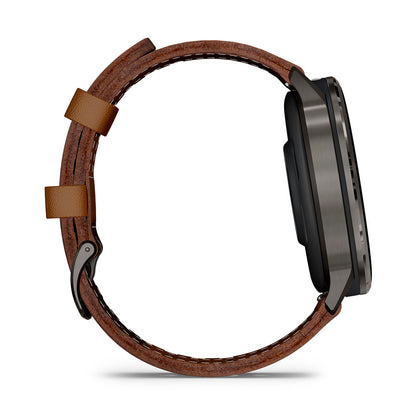 Relógio Garmin Venu ® 4 Ardósia e Marrom - 45 mm