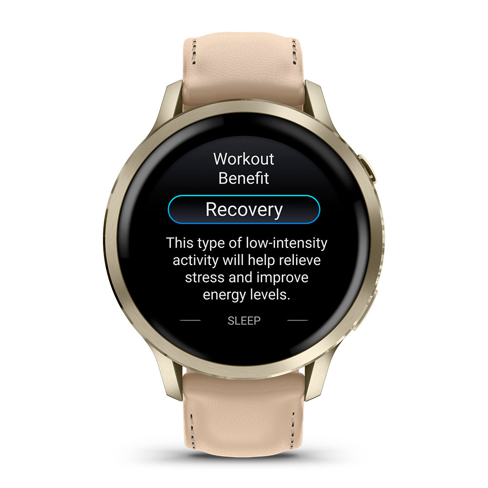 Relógio Garmin Venu ® 4 Ouro e Areia - 41 mm