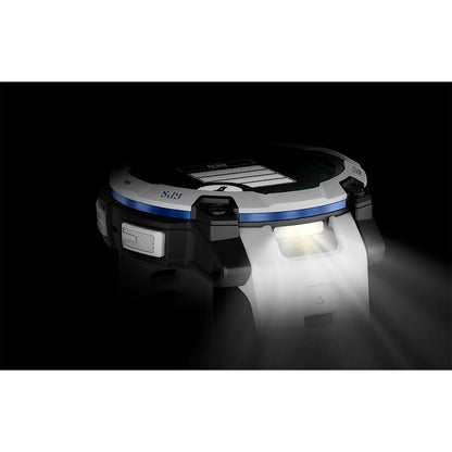 Relógio Garmin Instinct ® 3 Supernova Solar Branco e Azul - 45 mm