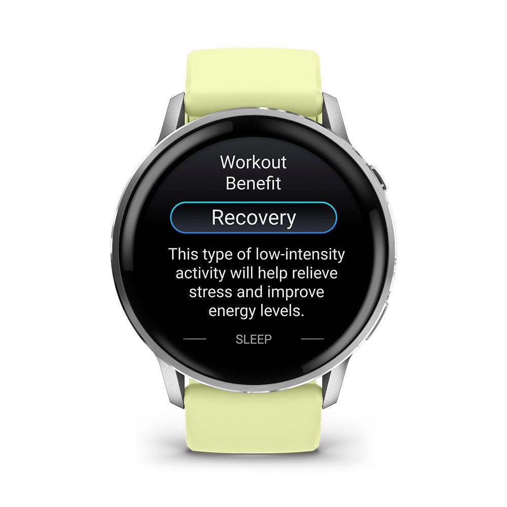 Relógio Garmin Venu ® 4 Prata e Citron - 45 mm