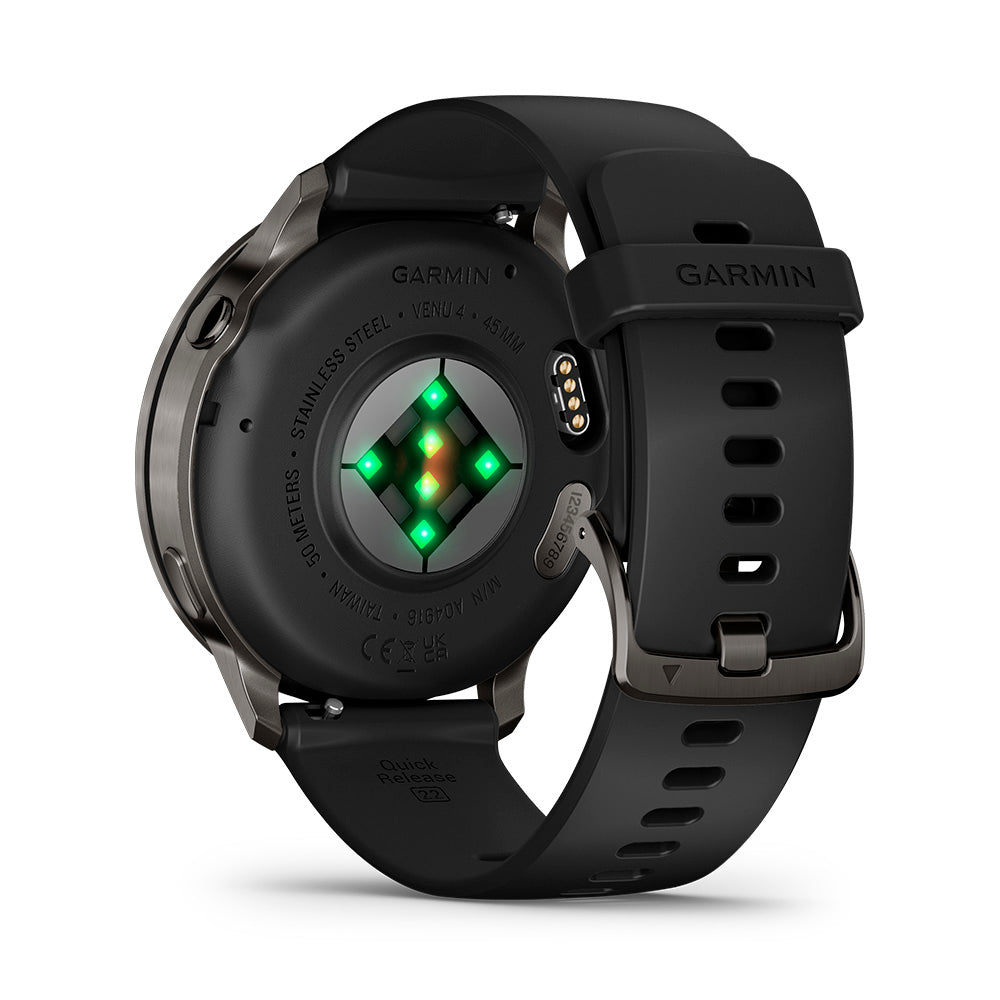 Relógio Garmin Venu ® 4 Ardósia e Preto - 45 mm