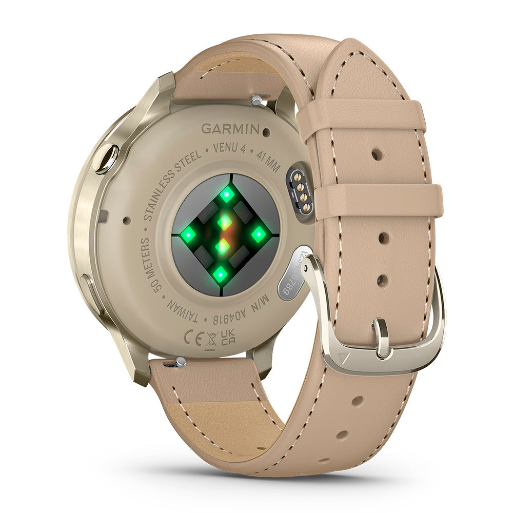 Relógio Garmin Venu ® 4 Ouro e Areia - 41 mm
