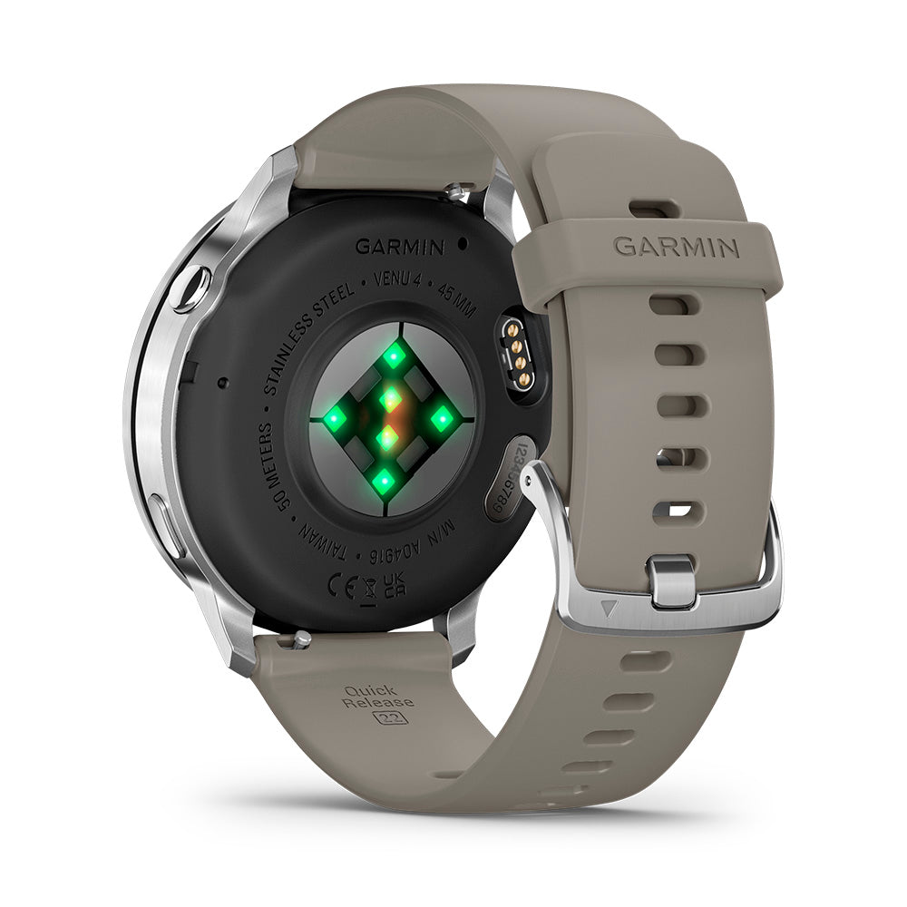 Relógio Garmin Venu ® 4 Prata e Cinza - 45 mm