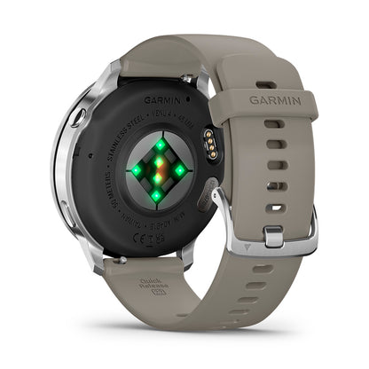 Relógio Garmin Venu ® 4 Prata e Cinza - 45 mm