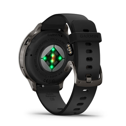 Relógio Garmin Venu ® 4 Ardósia e Preto - 41 mm