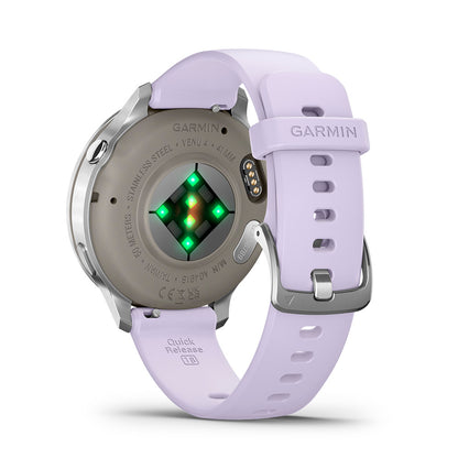Relógio Garmin Venu ® 4 Prata e Lavanda - 41 mm