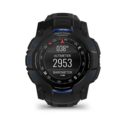 Relógio Garmin Instinct ® 3 Supernova AMOLED Preto e Azul - 50 mm