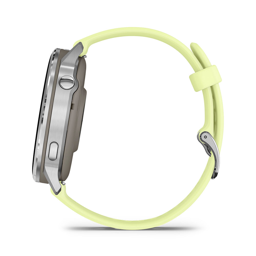 Relógio Garmin Venu ® 4 Prata e Citron - 45 mm