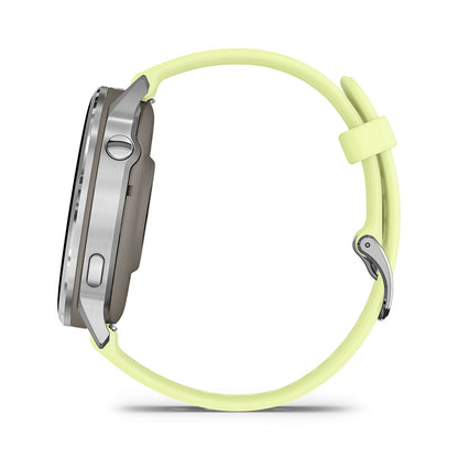 Relógio Garmin Venu ® 4 Prata e Citron - 45 mm