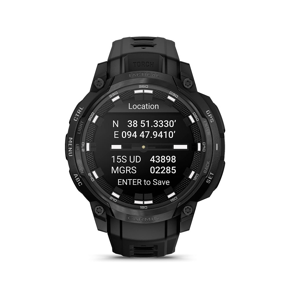 Relógio Garmin Instinct ® Crossover AMOLED Edição Tática Preto